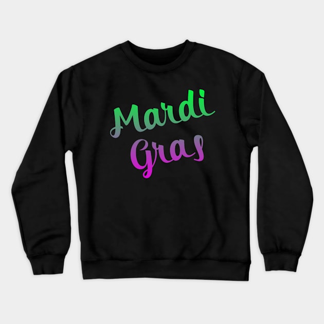 Mardi Gras Costume Maske New Orleans Crewneck Sweatshirt by JoeyKilDesigns